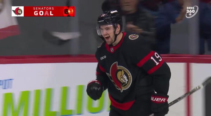 Batherson Extension: He Never Expected to Out-Earn Crosby Drake Batherson celebrates a goal for the Ottawa Senators as extension talks continue