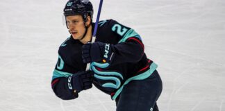 Red Wings Eyeing Eeli Tolvanen in Free Agency Eeli Tolvanen skating for the Seattle Kraken, a free agent fit for the Calgary Flames