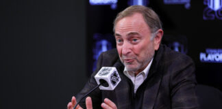 TVA Sports Lands 12-Year NHL Rights Deal With Rogers NHL commissioner Gary Bettman speaks to the media