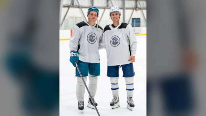 Gavin McKenna Macklin Celebrini training Vancouver 2026 Gavin McKenna and Macklin Celebrini training together in Vancouver during the 2026 NHL offseason
