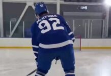 NHL Prospect Rankings: McKenna No. 1, Flames Land Two in Top 6 Gavin McKenna wears No. 92 in a Toronto Maple Leafs jersey at the 2026 NHLPA Rookie Showcase