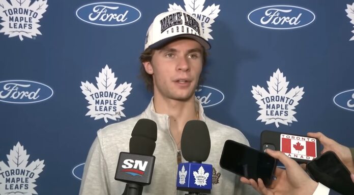Maple Leafs Outlook 2026-27: McKenna Headlines a Full Reboot Gavin McKenna Maple Leafs media availability, No. 1 pick 2026 NHL Draft, NHLPA Rookie Showcase