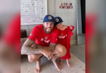 Jacob Markstrom and his son wear Florida Panthers gear after trade from Devils