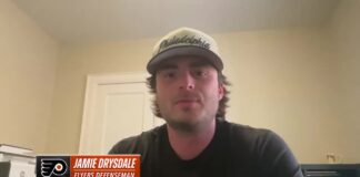 Drysdale on Flyers Extension: ‘Place I Want to Play’ Jamie Drysdale Flyers defenseman contract extension presser