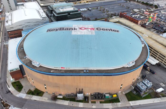 john-davidson-sabres-hire-2026 KeyBank Center, home of the Buffalo Sabres, who hired John Davidson as senior advisor