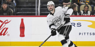 Stars Sign Kyle Burroughs to One-Year, Two-Way Deal Kyle Burroughs Los Angeles Kings defenseman passes the puck, signs with Dallas Stars