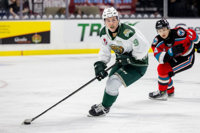 Landon DuPont Everett Silvertips 2027 NHL Draft Landon DuPont Everett Silvertips defenceman projected 2027 NHL Draft No. 1 pick Hlinka Gretzky Cup