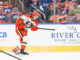Quenneville on Carlsson Contract: ‘It Was a Shocker’ Anaheim Ducks center Leo Carlsson takes a shot against the Edmonton Oilers in the 2026 Stanley Cup Playoffs