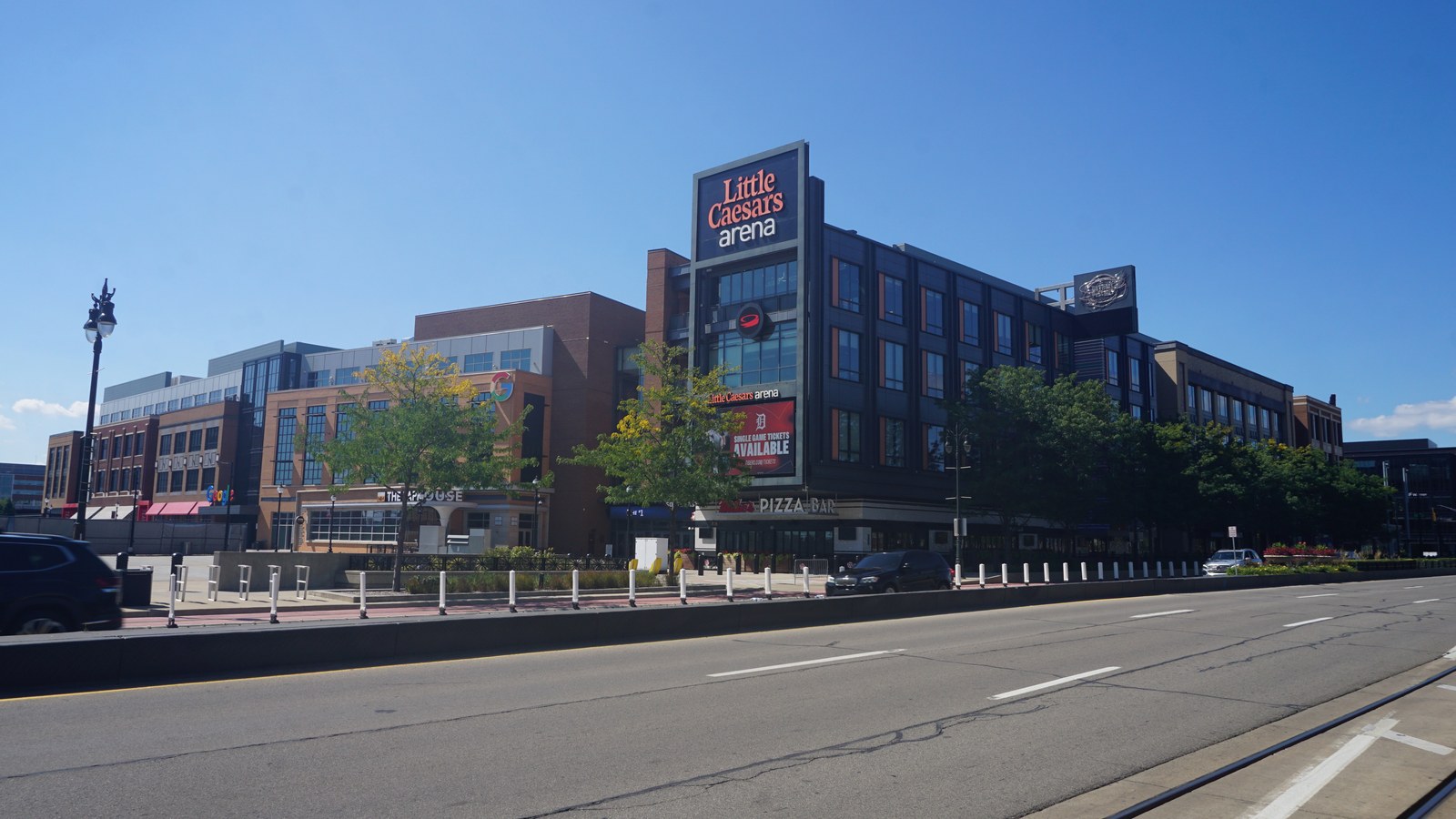 Little Caesars Arena in Detroit, home of the Red Wings