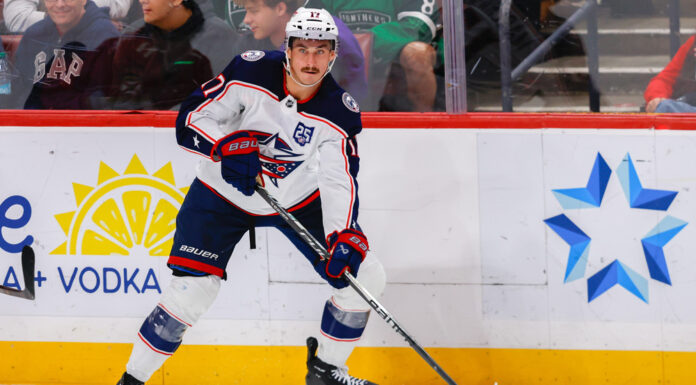 Mason Marchment Sharks: Playoffs Are ‘the Bare Minimum’ Mason Marchment Columbus Blue Jackets San Jose Sharks free agency signing