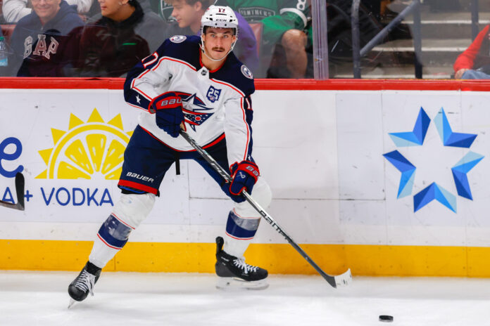 NHL: MAR 12 Blue Jackets at Panthers Mason Marchment Columbus Blue Jackets San Jose Sharks free agency signing