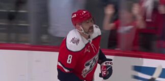 Ovechkin Record: 11 Goals From Passing Gretzky for Good Alex Ovechkin celebrates his 1,000th career goal for the Washington Capitals
