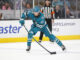 Mukhamadullin Trade: He Turned Down Two Sharks Offers Shakir Mukhamadullin San Jose Sharks defenseman shoots the puck