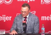 Red Wings GM Hire: Some Candidates Are Already Out Steve Yzerman Detroit Red Wings general manager press conference steps down