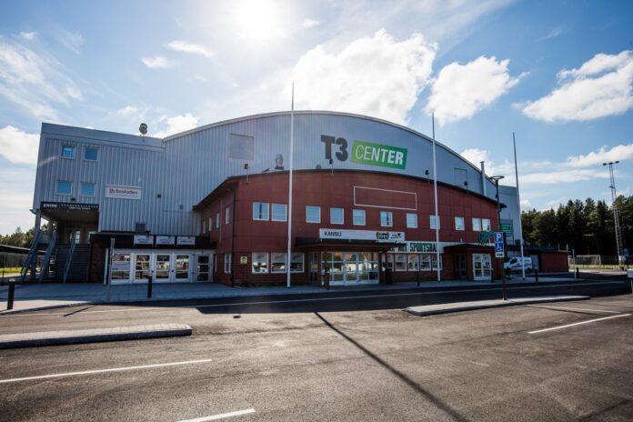 t3-center-umea-bjorkloven T3 Center in Umea, home arena of IF Bjorkloven, the SHL club signing former NHL forward Phil Di Giuseppe