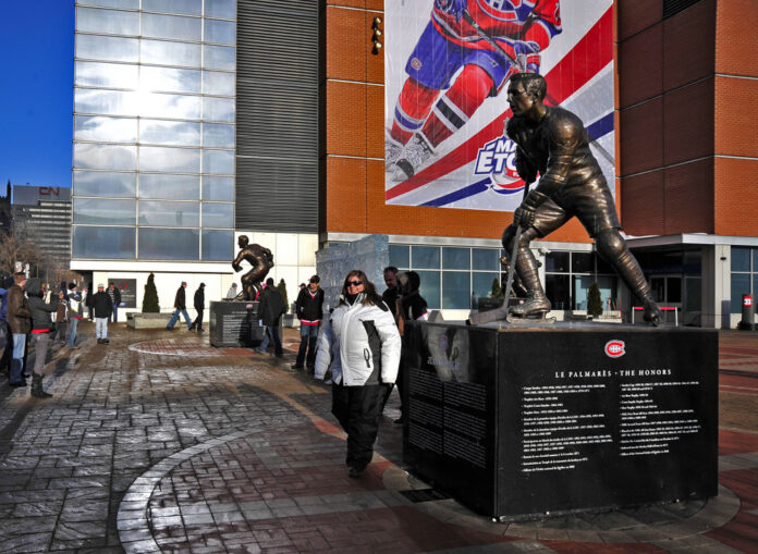 NHL: JAN 25 All-Star Weekend - All-Star Game Jean Beliveau statue Bell Centre Montreal Canadiens 2009