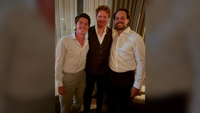 Andersen wedding Marner Matthews reunion 2026 Mitch Marner Frederik Andersen Auston Matthews Copenhagen wedding reunion