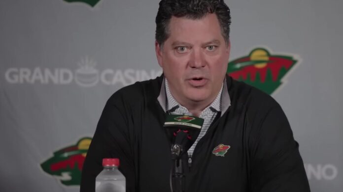 Bill Guerin Minnesota Wild front office hires Minnesota Wild general manager Bill Guerin speaks at a press conference after the team hired Dan MacKinnon as assistant director of amateur scouting