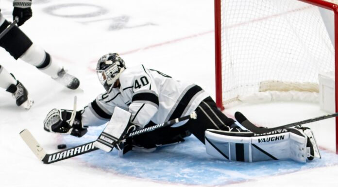 Cal Petersen Signing: Capitals Add a Fifth Goalie to Camp Cal Petersen makes a save, goaltender signed by the Washington Capitals to a PTO for 2026 training camp