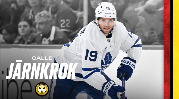 Calle Jarnkrok Signing: Leafs Forward Heads Home to Brynas Calle Jarnkrok Brynas signing SHL Toronto Maple Leafs forward returns to Sweden