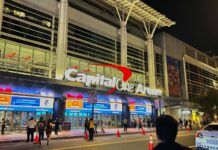 Connor Leslie Hire: Caps EBUG Was Headed for Law Enforcement Capital One Arena exterior in Washington, D.C. ahead of the Capitals arena renovation
