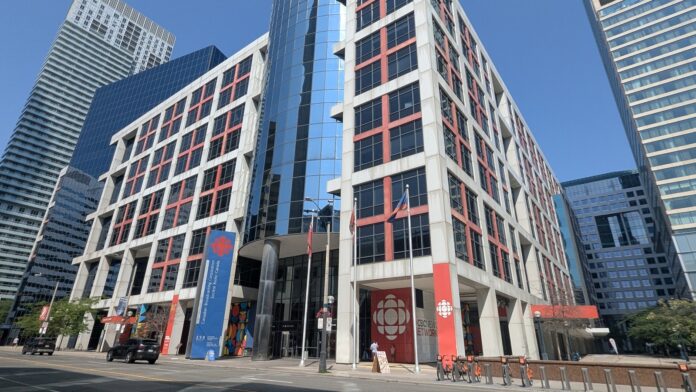 CBC Hockey Night in Canada Saturday curling 2026 CBC headquarters in Toronto as Hockey Night in Canada leaves the network and curling fills Saturday nights