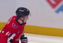 Hutson Brothers Showdown: Lane, Cole Face Off for First Time Washington Capitals defenseman Cole Hutson skates during his rookie season in 2025-26