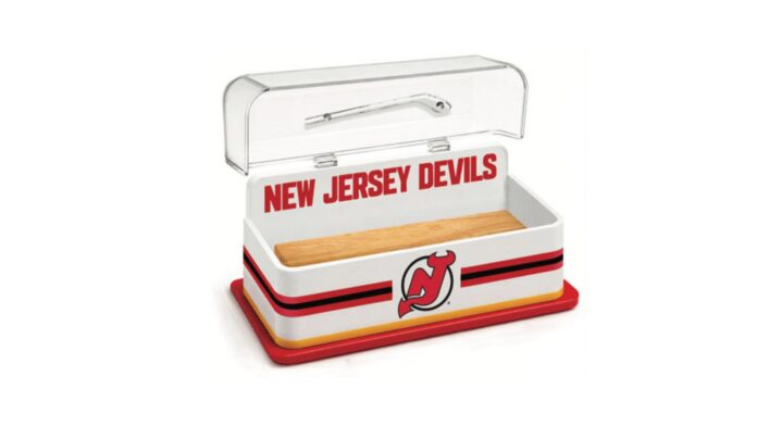 New Jersey Devils Butter Bench giveaway 2026-27 New Jersey Devils Butter Bench Thanksgiving giveaway item for the 2026-27 season