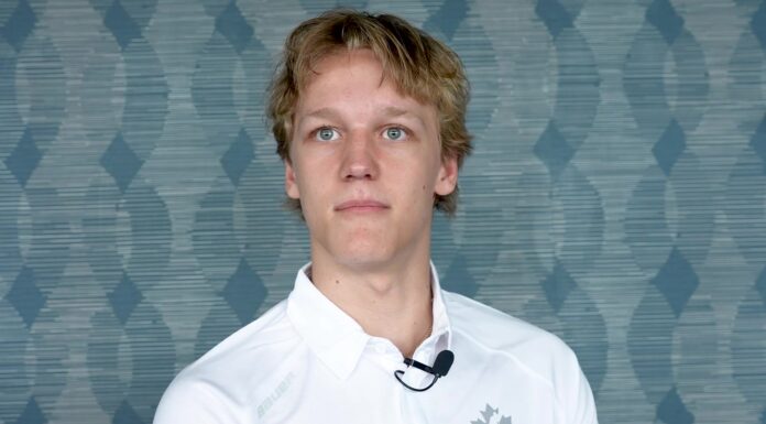 Dima Zhilkin Commitment: Michigan Lands 2027 Draft Riser Dima Zhilkin Michigan commitment 2027 NHL Draft Saginaw Spirit Canada World Juniors