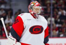 Frederik Andersen Injury: Oilers Goalie Out Until Late October Carolina Hurricanes goaltender Frederik Andersen during Game 3 of the 2026 first round against the Ottawa Senators