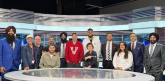 Hockey Night Punjabi Cancelled: Sportsnet Ends 18-Year Run Hockey Night in Canada Punjabi broadcast crew in the Sportsnet studio after the show was cancelled
