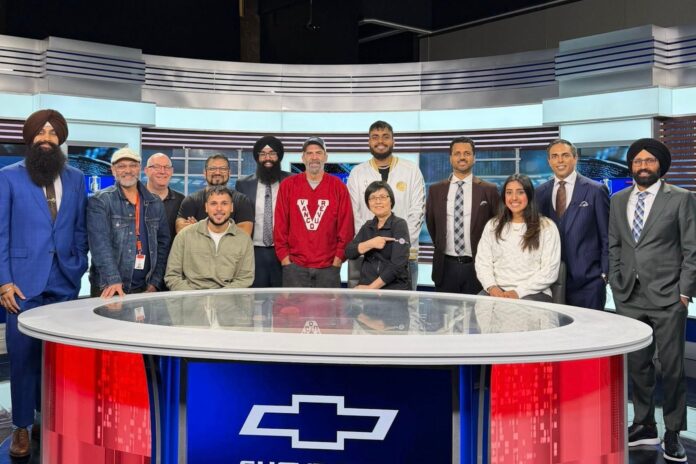 Hockey Night in Canada Punjabi cancelled Sportsnet 2026 Hockey Night in Canada Punjabi broadcast crew in the Sportsnet studio after the show was cancelled