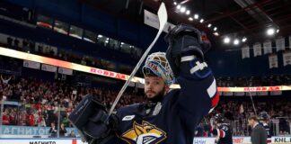 Ilya Nabokov Contract: No KHL Out Clause for Avs Goalie Ilya Nabokov Avalanche contract KHL Metallurg Magnitogorsk goalie