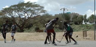 Jamaica Hockey Camp: ‘The Growth There Was Truly Incredible’ Kids play ball hockey outdoors in Jamaica during a grassroots hockey session