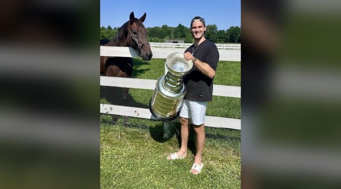 Jankowski Injury: Hurricanes Winger Out, Win Streak Ends Mark Jankowski holds the Stanley Cup during his day with the trophy in Ontario