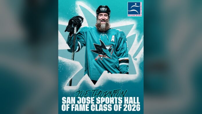 Joe Thornton San Jose Sports Hall of Fame 2026 Joe Thornton San Jose Sports Hall of Fame class of 2026 Sharks
