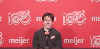 Red Wings Prospect Hurlbert: ‘I’m Living My Childhood Dream’ J.P. Hurlbert speaks to media at Detroit Red Wings 2026 development camp before his freshman season at Michigan