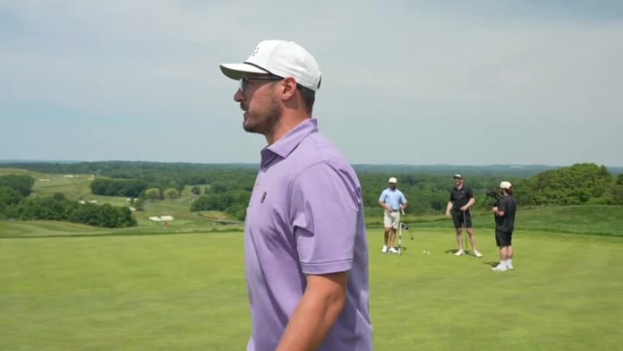 J.T. Miller on Spittin Chiclets Sandbagger Scramble J.T. Miller during the Spittin Chiclets Sandbagger Scramble golf episode where he addressed his Canucks leave of absence