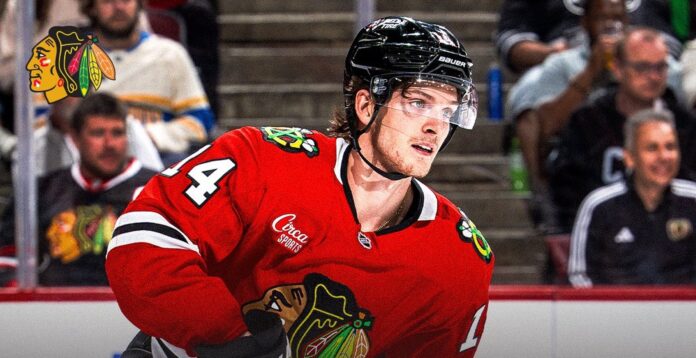 Kevin Korchinski Blackhawks Signing 2026 Kevin Korchinski Blackhawks signing two-year contract 2026