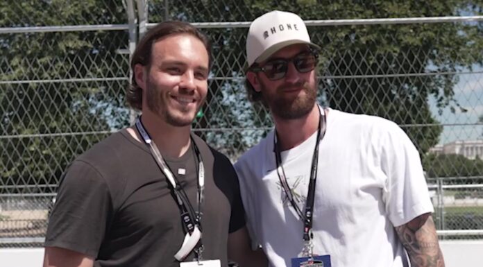Logan Thompson, Matt Roy IndyCar Lap: ‘This Is Insane’ Logan Thompson and Matt Roy in IndyCar firesuits at the Freedom 250 Grand Prix street course in Washington DC