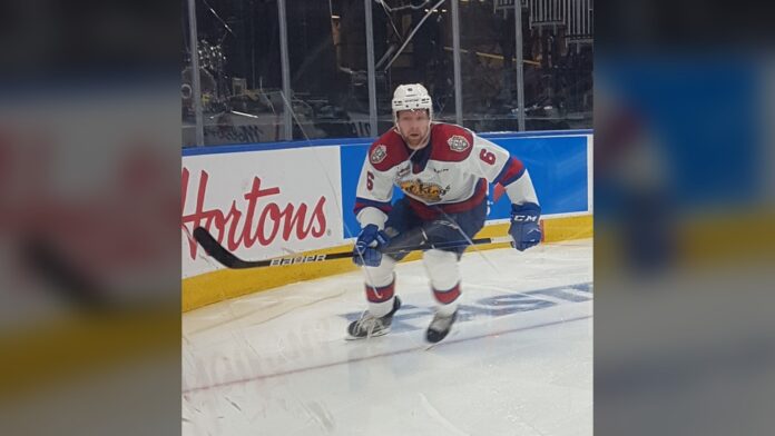 Luke Prokop Stingrays signing Luke Prokop skating during a WHL game, now signed with the ECHL South Carolina Stingrays for 2026-27