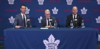 Maple Leafs Front Office: 35 Gone in Chayka’s First Summer John Chayka, Keith Pelley and Mats Sundin at the Toronto Maple Leafs leadership press conference