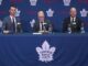 Maple Leafs Front Office: 35 Gone in Chayka’s First Summer John Chayka, Keith Pelley and Mats Sundin at the Toronto Maple Leafs leadership press conference