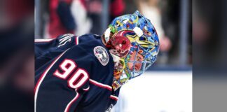 Elvis Merzlikins Injury: Out Indefinitely After Surgery Elvis Merzlikins Columbus Blue Jackets goalie shoulder surgery out indefinitely