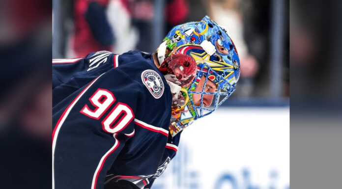Elvis Merzlikins Injury: Out Indefinitely After Surgery Elvis Merzlikins Columbus Blue Jackets goalie shoulder surgery out indefinitely