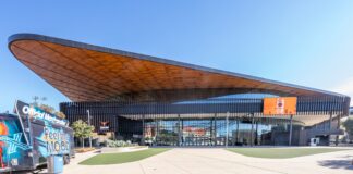 NHL Expansion: Friedkin Group Leases Office Space in Austin Moody Center arena exterior on the University of Texas at Austin campus, Austin's most viable existing NHL venue