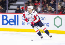 Rasmus Sandin Injury Update: ‘Hopefully the Shorter Side’ Washington Capitals defenseman Rasmus Sandin skates with the puck during a game against the Ottawa Senators