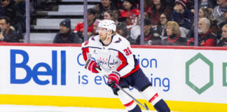 Rasmus Sandin Injury Update: ‘Hopefully the Shorter Side’ Washington Capitals defenseman Rasmus Sandin skates with the puck during a game against the Ottawa Senators