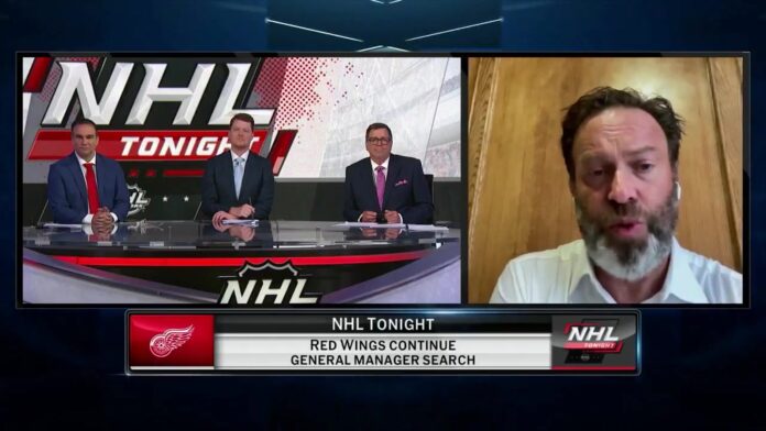 Red Wings GM search Elliotte Friedman NHL Tonight Elliotte Friedman discusses the Detroit Red Wings general manager search on NHL Tonight