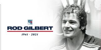 Rod Gilbert Tribute: ‘Beyond Kind’ Five Years After Death Rod Gilbert New York Rangers tribute graphic, Mr. Ranger Hall of Famer 1941-2021
